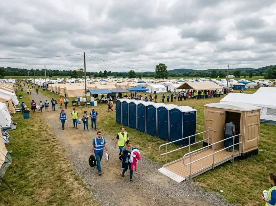 disaster-relief-camp-restrooms-010 — frequently asked questions, Dumpster & Portable Bathrooms Rental in Boonsboro, MD